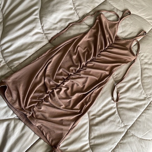 Mini Dress with Ties - Picture 3 of 4